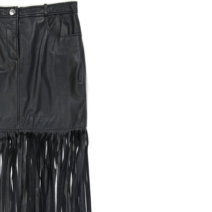 Boutique Moschino Leather Skirt