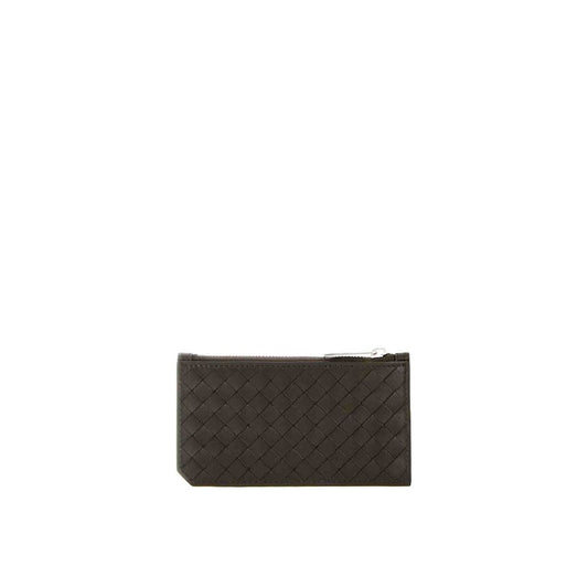 Bottega Veneta Kartenetui aus Intrecciato-Leder