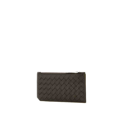 Bottega Veneta Kartenetui aus Intrecciato-Leder
