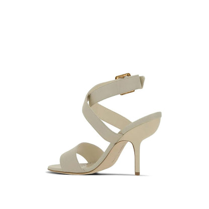 Manolo Blahnik Helua 105 Ledersandalen