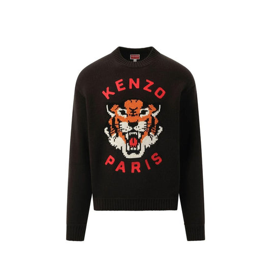 Pull Kenzo en maille Lucky Tiger