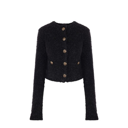 Balenciaga Cardigan court en bouclé