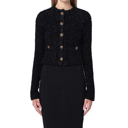 Balenciaga Cardigan court en bouclé