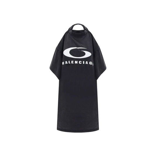 Balenciaga T-Shirt-Kleid mit Icon-Print