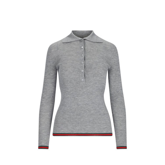 Gucci Rippstrickpullover aus Kaschmir und Seide
