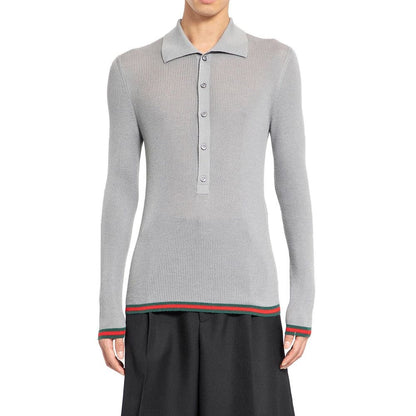 Gucci Rippstrickpullover aus Kaschmir und Seide