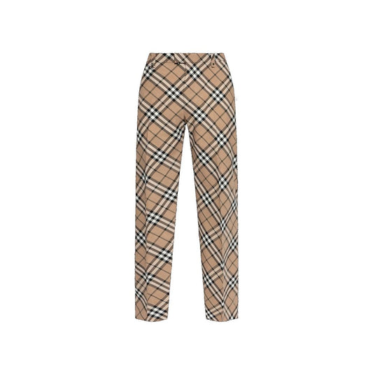 Burberry Karierte Hose aus Wollmischung