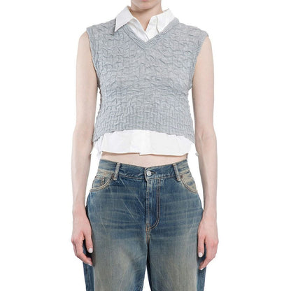 Acne Studios Lagen-Weste mit V-Ausschnitt
