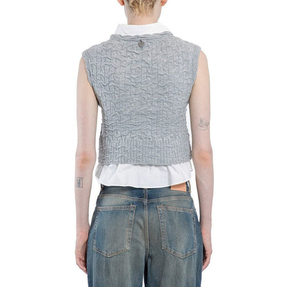 Acne Studios Lagen-Weste mit V-Ausschnitt