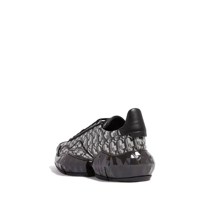 Jimmy Choo Diamond JC Monogram Glitzer-Ledersneaker