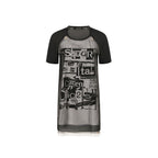 Mini-robe en soie imprimée Dsquared²