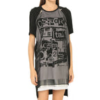 Mini-robe en soie imprimée Dsquared²