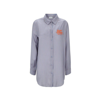 Chemise en soie rayée Etro