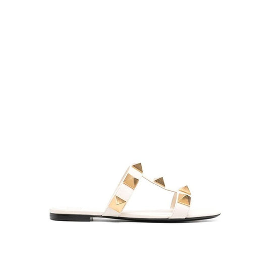 Valentino Garavani – Roman – Flache Sandalen aus Leder mit Nieten