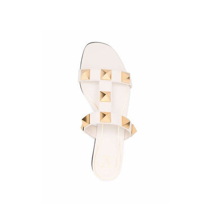 Valentino Garavani – Roman – Flache Sandalen aus Leder mit Nieten