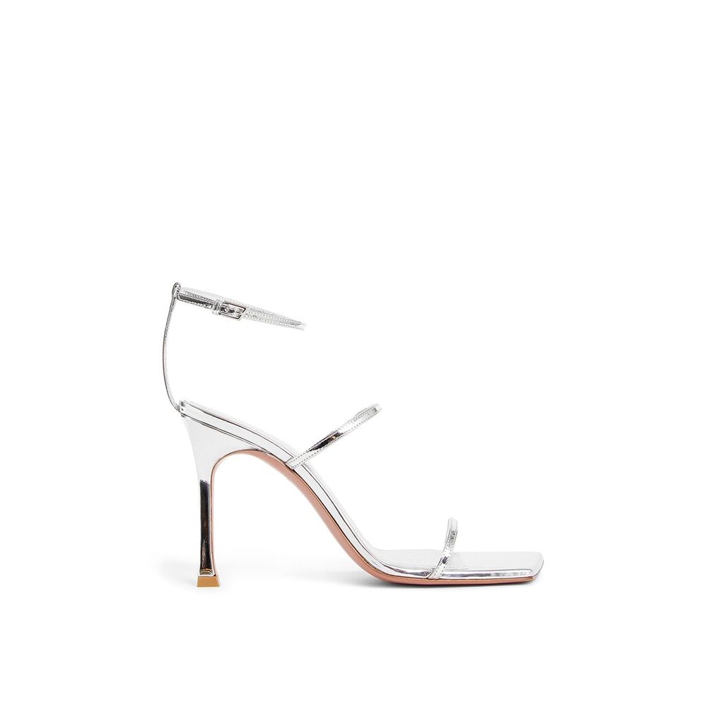 Amina Muaddi Maya Ledersandalen