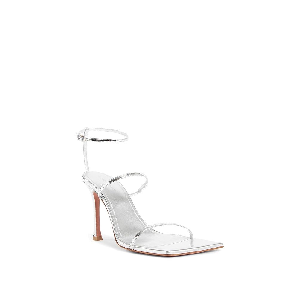 Amina Muaddi Maya Ledersandalen