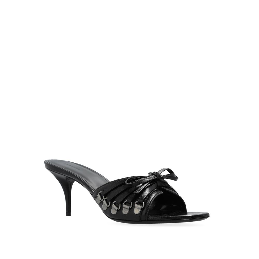 Balenciaga Cagole 70 Ledersandalen