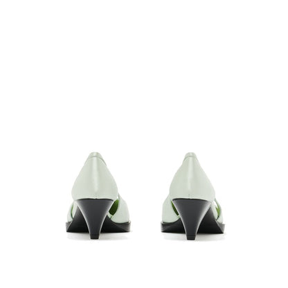 Prada Satin-Pumps mit Cut-Outs