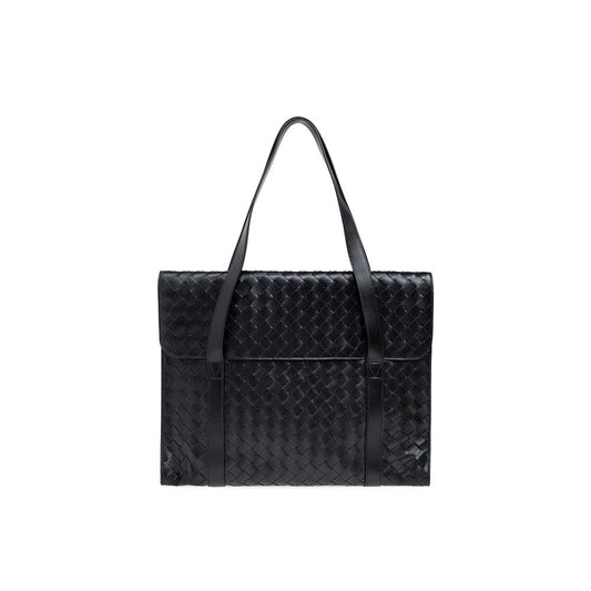 Bottega Veneta Aktentasche aus Intrecciato-Leder