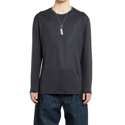 Langärmliges Seiden-T-Shirt von Lemaire