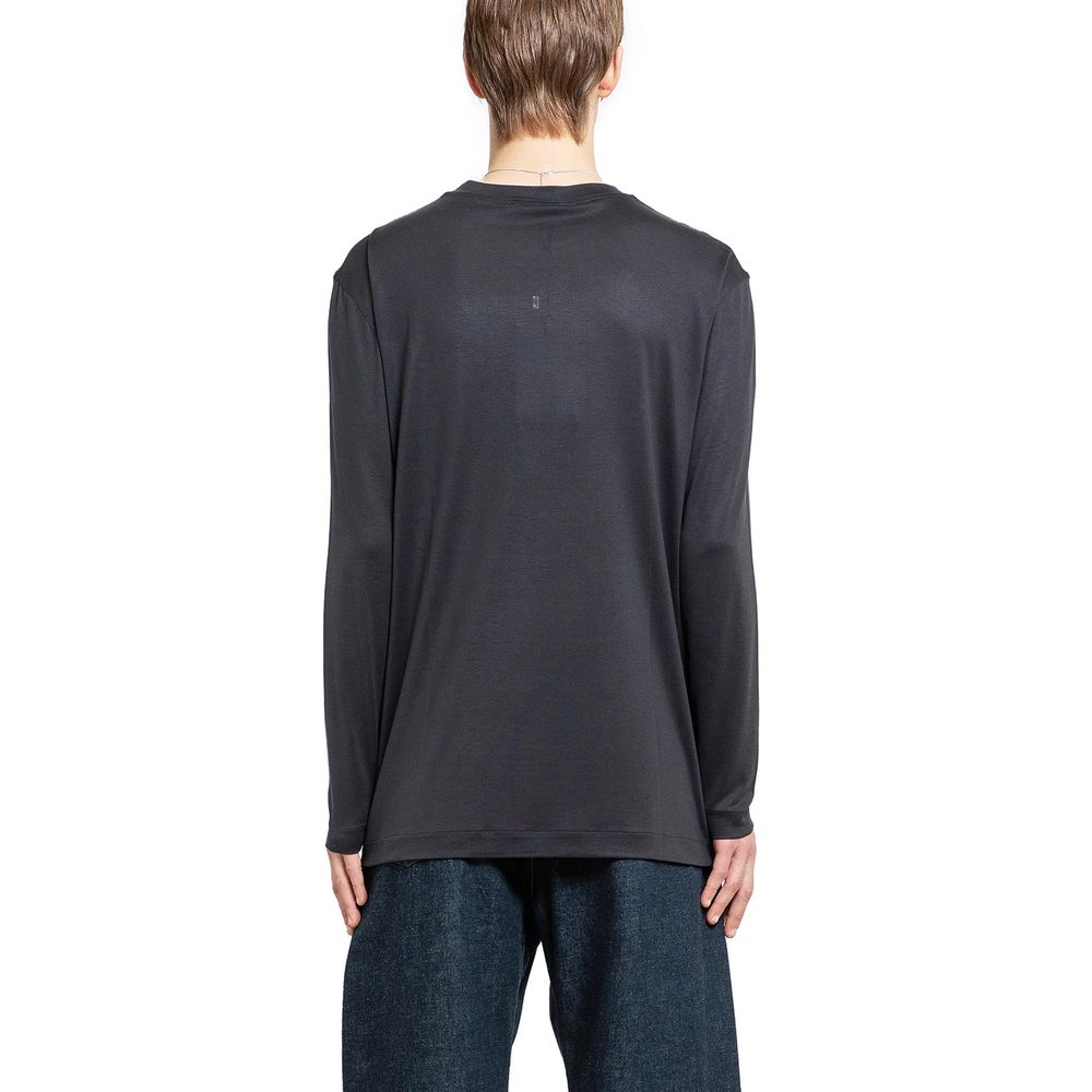 Langärmliges Seiden-T-Shirt von Lemaire