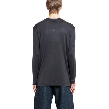Langärmliges Seiden-T-Shirt von Lemaire