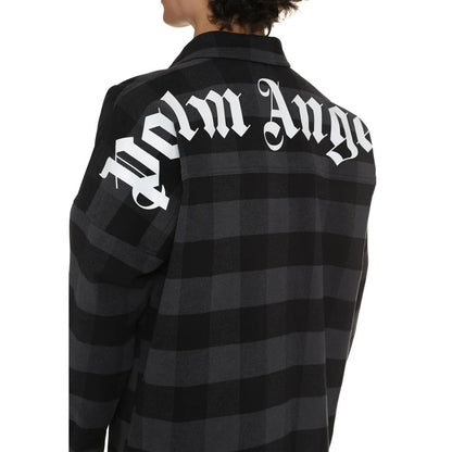 Surchemise en coton avec logo Palm Angels