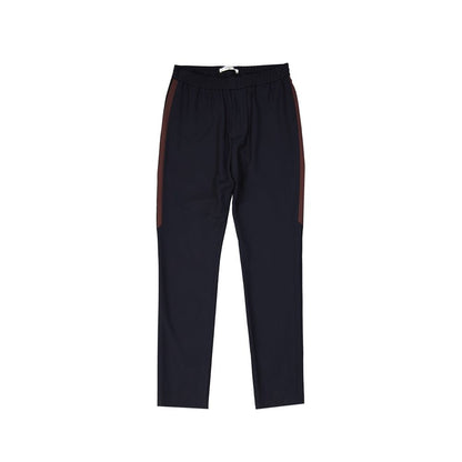 Givenchy – Wollhose mit gestreiftem Seiteneinsatz