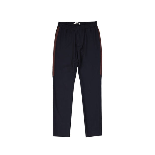 Givenchy – Wollhose mit gestreiftem Seiteneinsatz