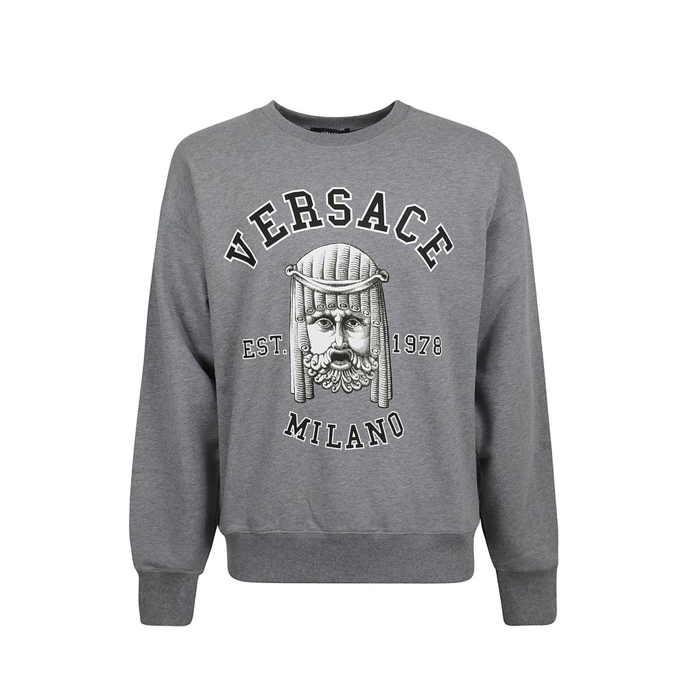 Versace Baumwoll-Sweatshirt mit Rundhalsausschnitt