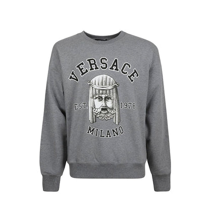 Versace Baumwoll-Sweatshirt mit Rundhalsausschnitt