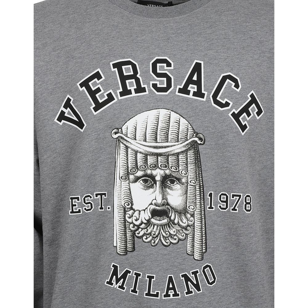 Versace Baumwoll-Sweatshirt mit Rundhalsausschnitt