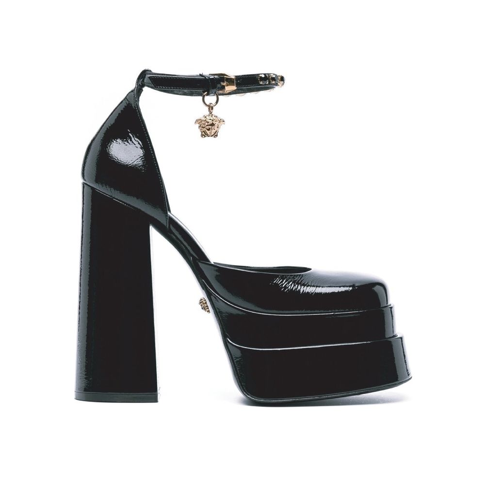Sandales à plateforme en cuir