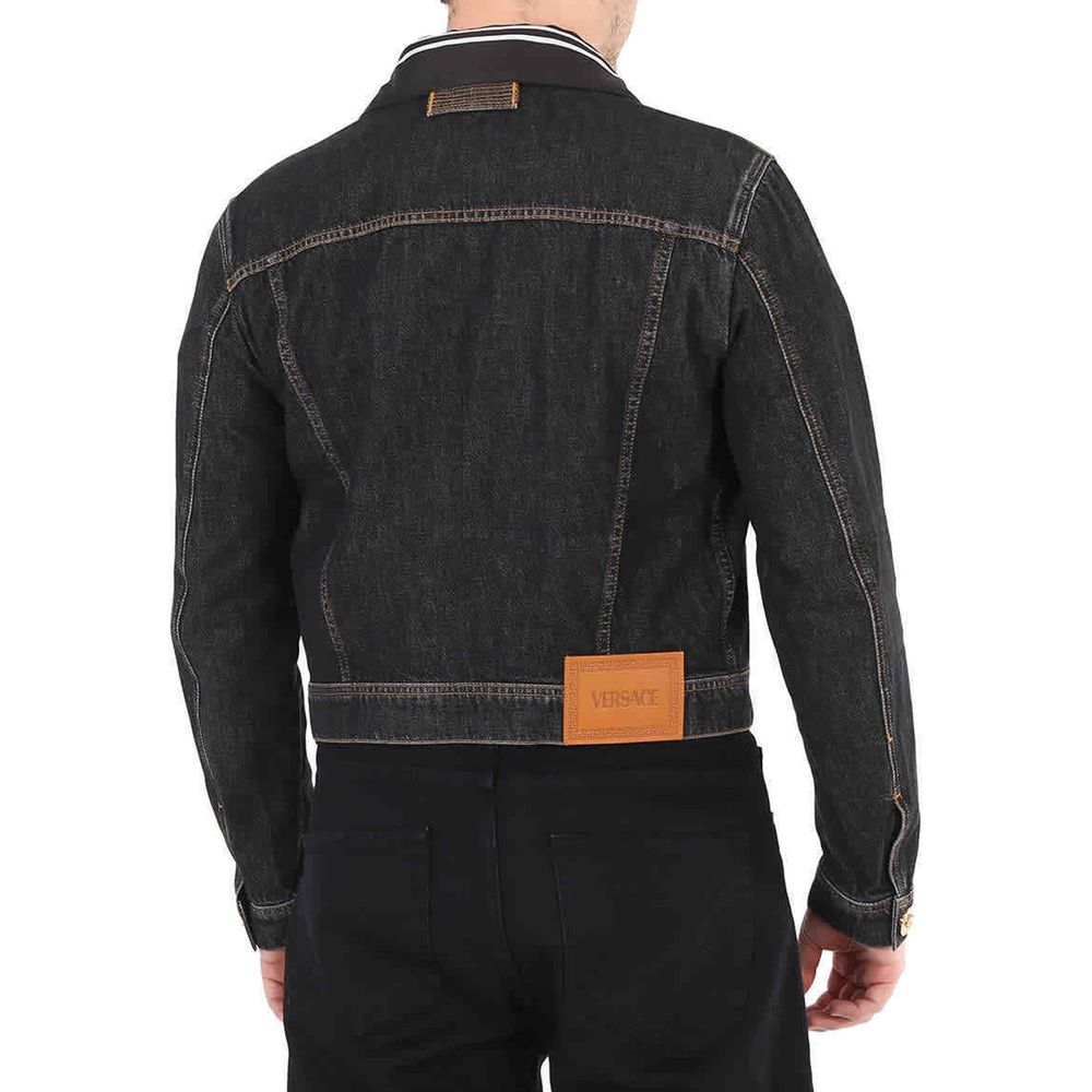 Veste en jean à motif Méduse