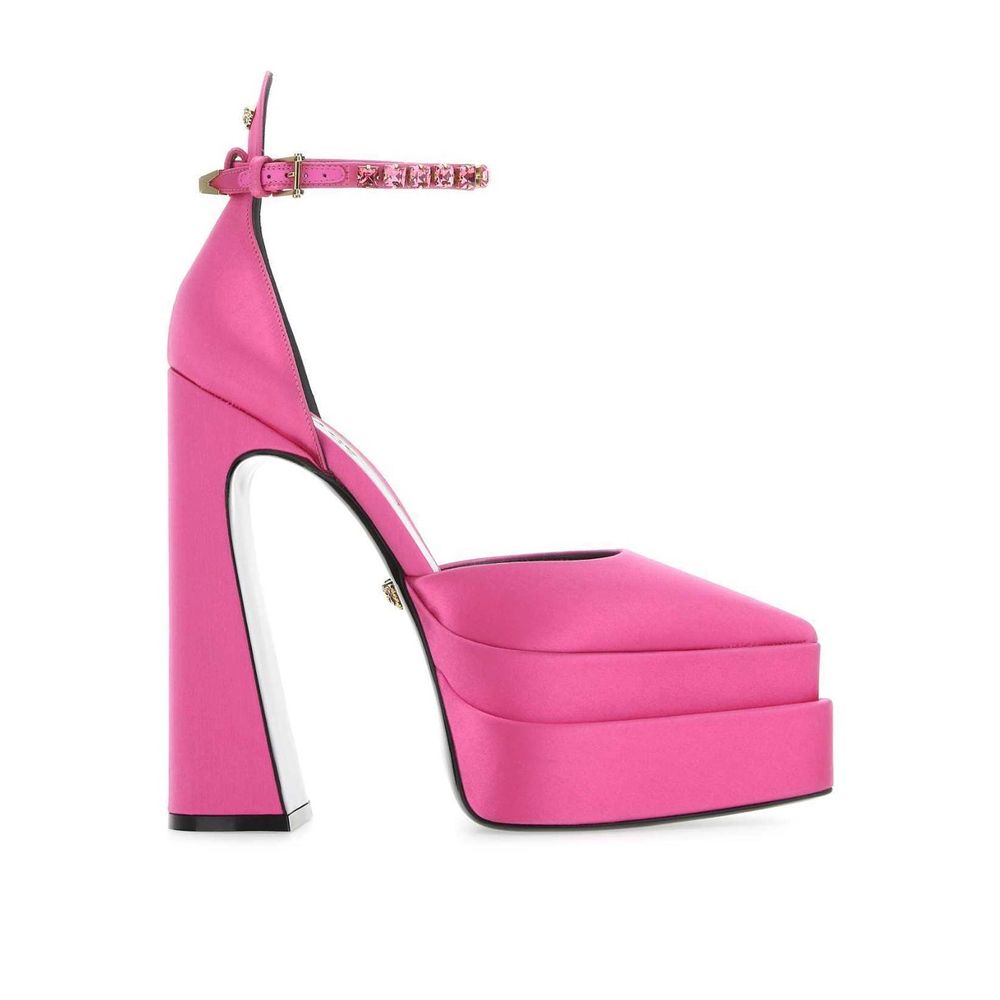 Escarpins en satin de soie