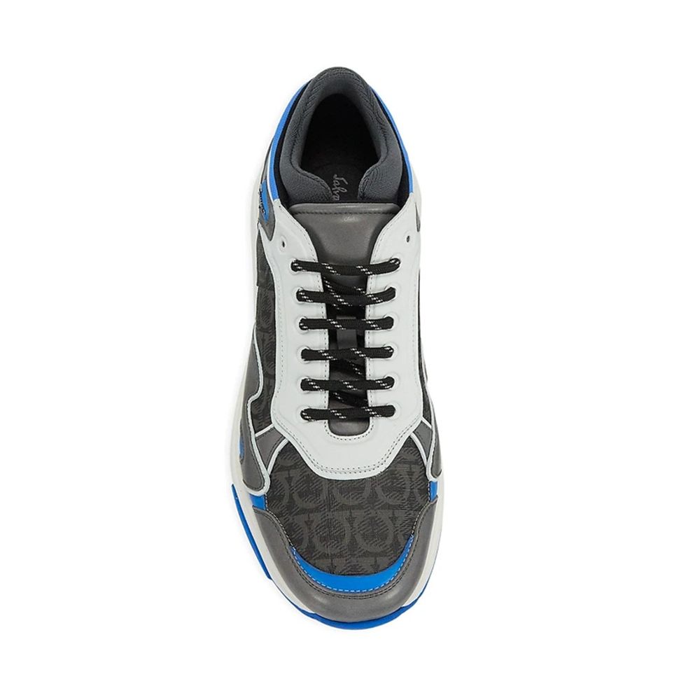 Salvatore Ferragamo – Sneakers aus Leder mit Logo