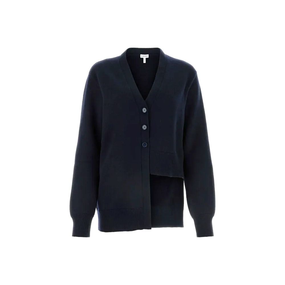 Asymmetrische Kaschmir-Strickjacke von Loewe