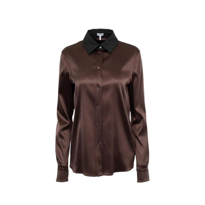 Chemise en soie Loewe