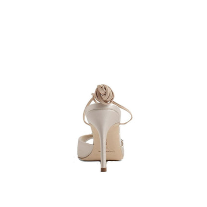 Manolo Blahnik Plumena 090 Satin Sandals