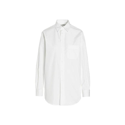 Maison Margiela Chemise longue en popeline Mison Margiela