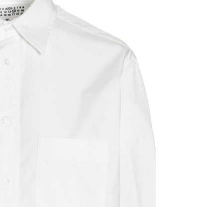 Maison Margiela Chemise longue en popeline Mison Margiela
