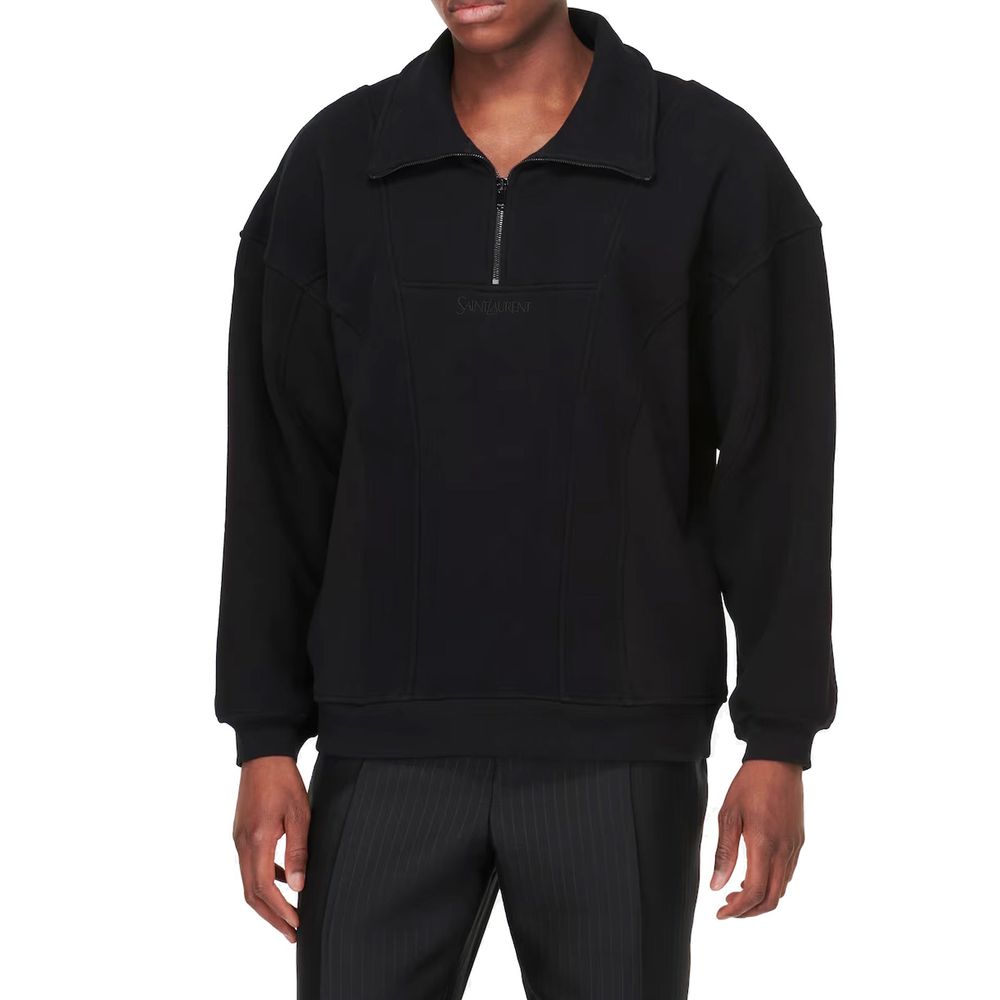 Saint Laurent Baumwollfleece-Sweatshirt