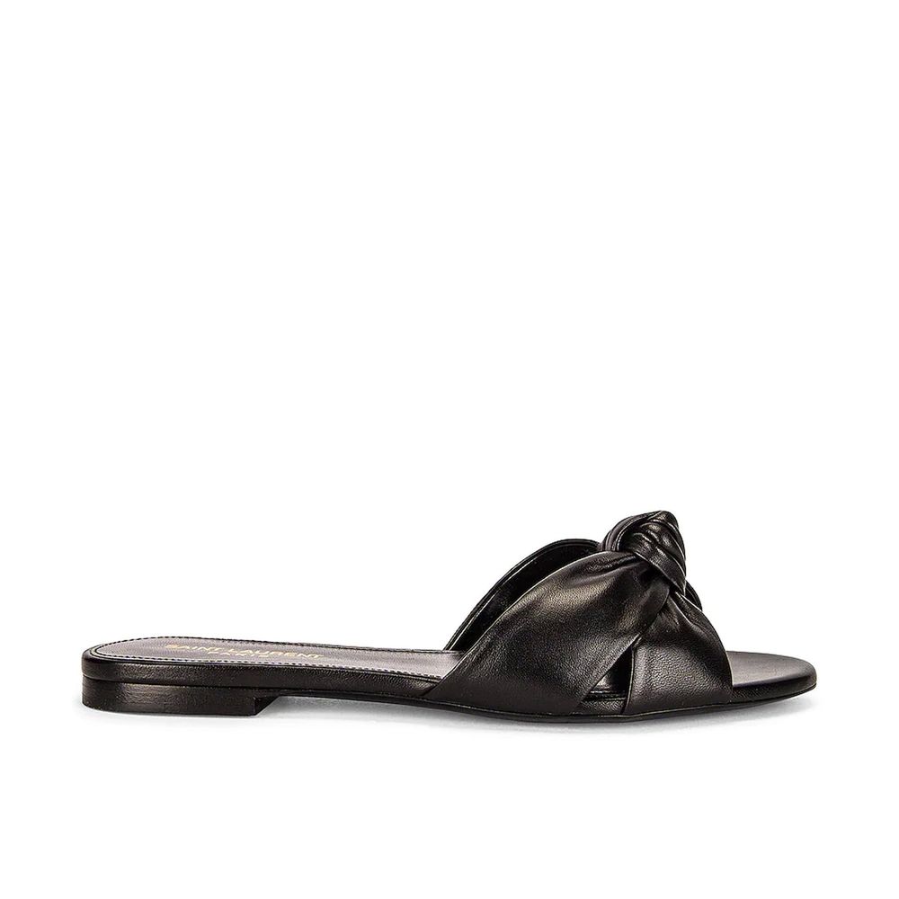 Saint Laurent Lederpantoletten