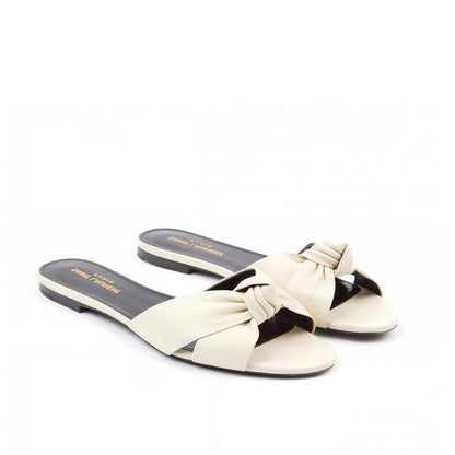 Saint Laurent Lederpantoletten