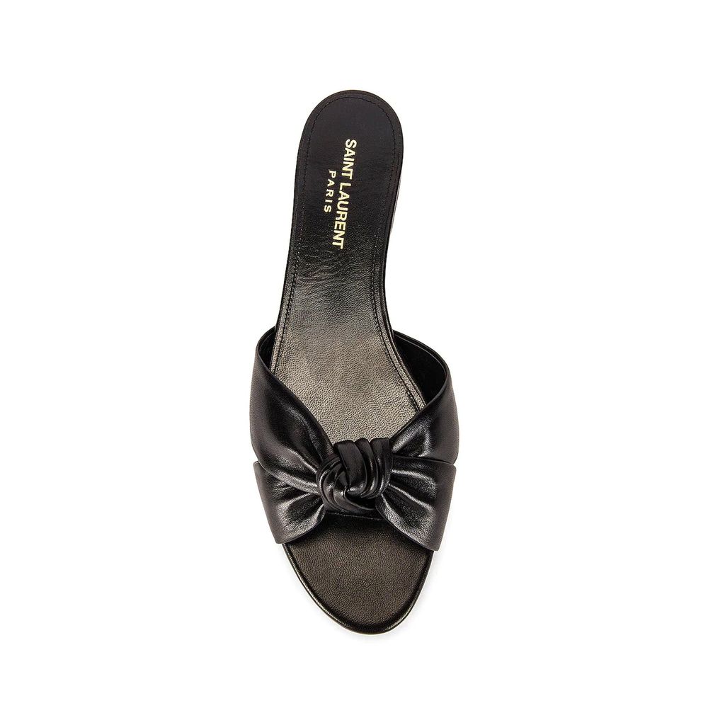 Saint Laurent Lederpantoletten