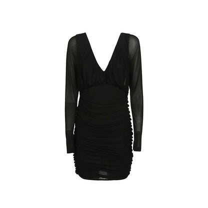 Saint Laurent – Drapiertes Minikleid
