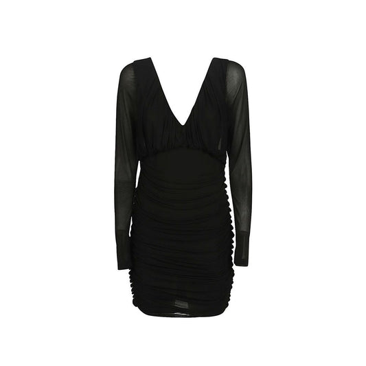 Saint Laurent – Drapiertes Minikleid