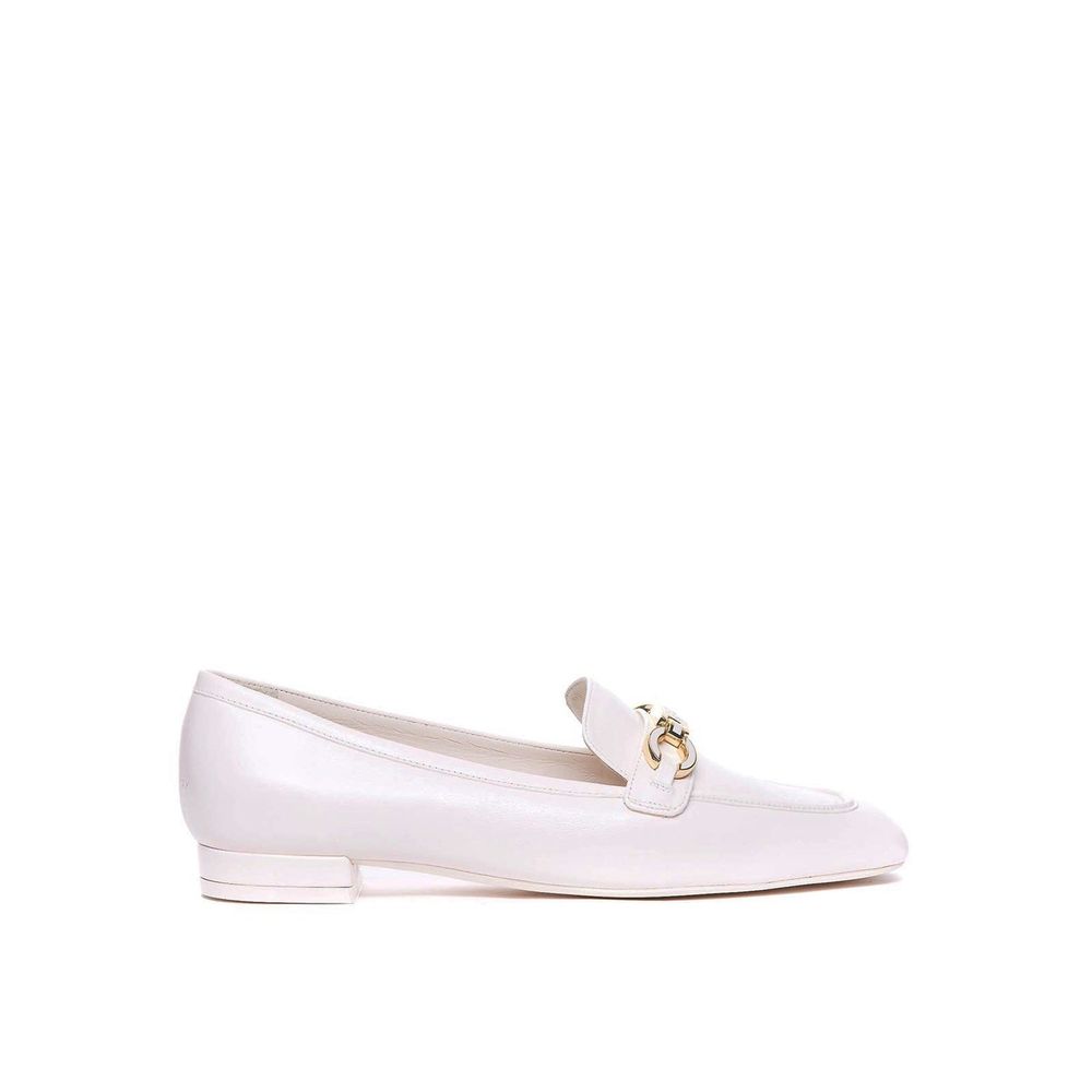 Mocassins en cuir à bout carré emblématiques
