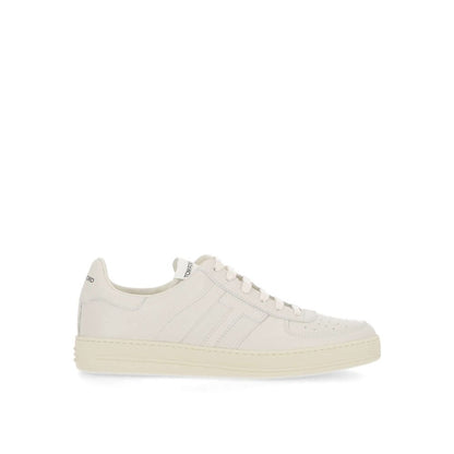Baskets en cuir avec logo Tom Ford
